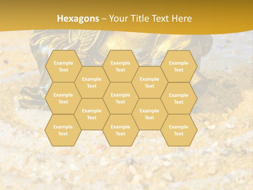 Caucasian Woman Sunset PowerPoint Template