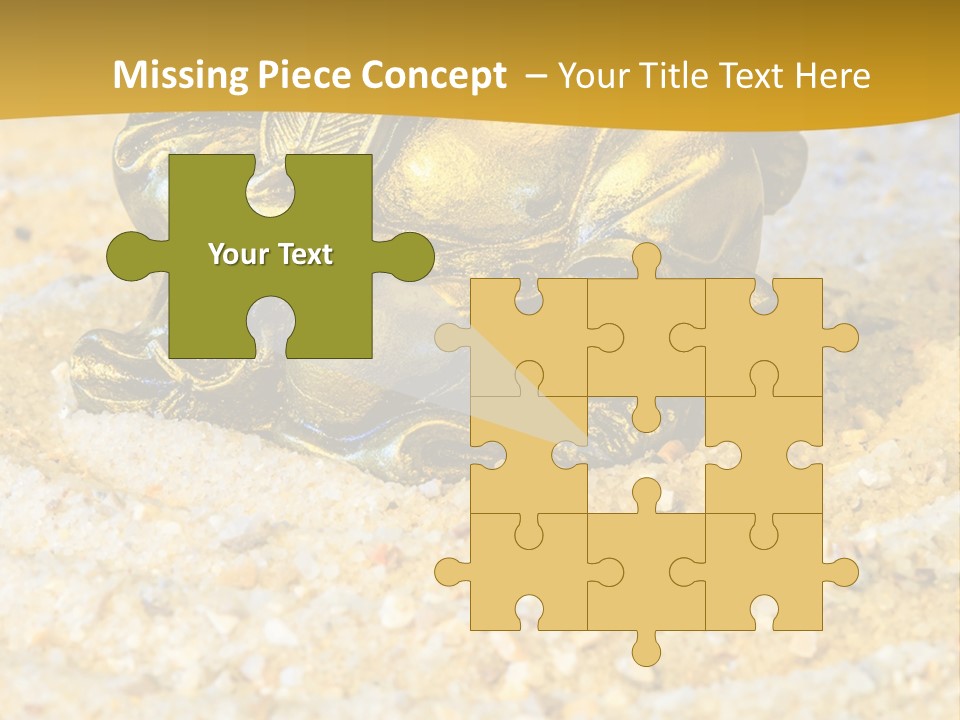 Caucasian Woman Sunset PowerPoint Template