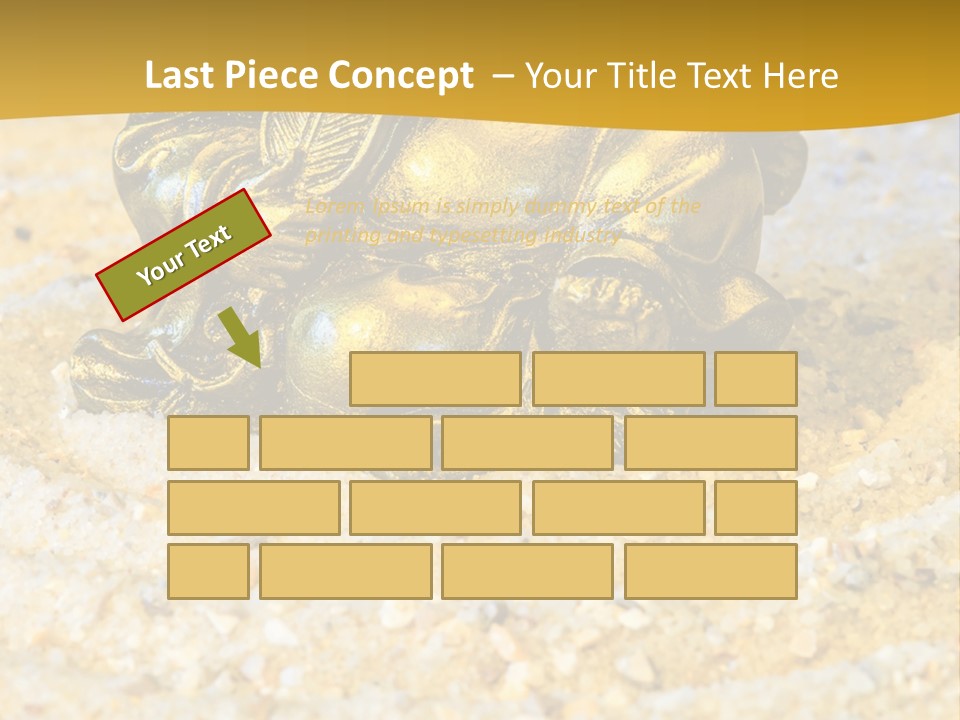 Caucasian Woman Sunset PowerPoint Template