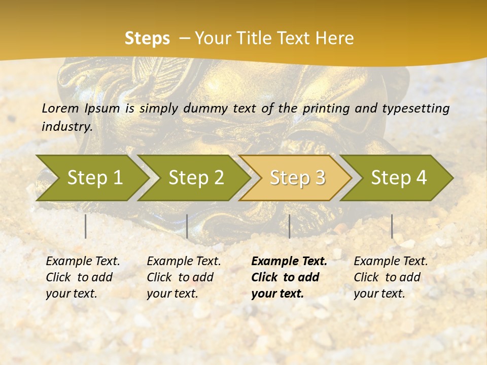 Caucasian Woman Sunset PowerPoint Template