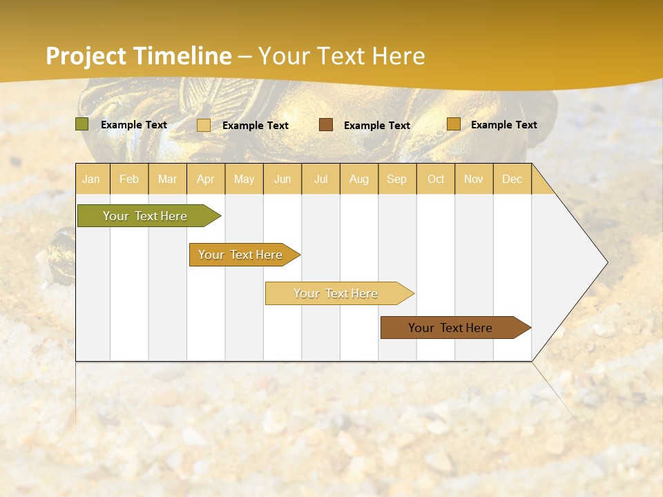 Caucasian Woman Sunset PowerPoint Template