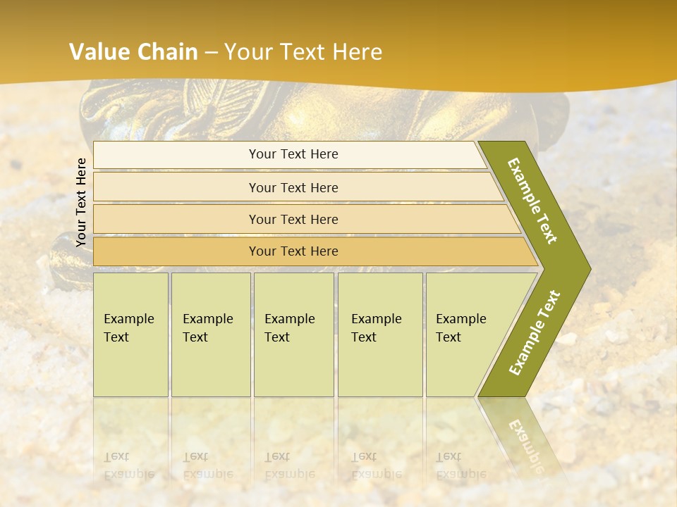 Caucasian Woman Sunset PowerPoint Template