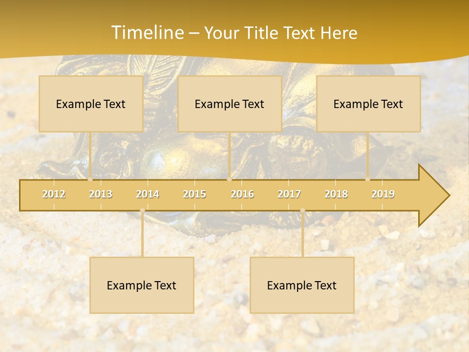 Caucasian Woman Sunset PowerPoint Template