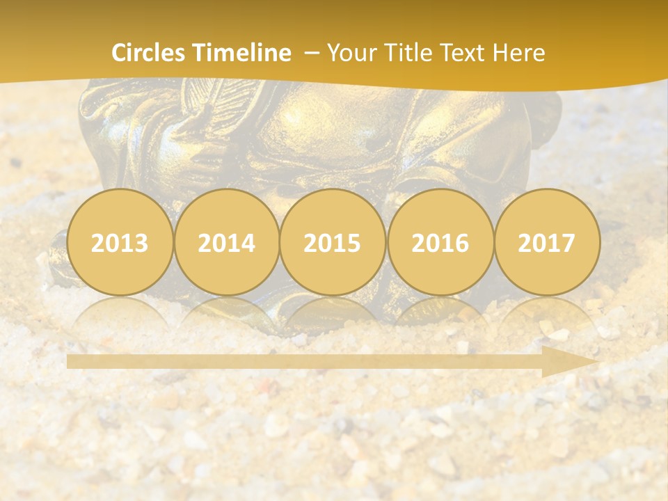 Caucasian Woman Sunset PowerPoint Template