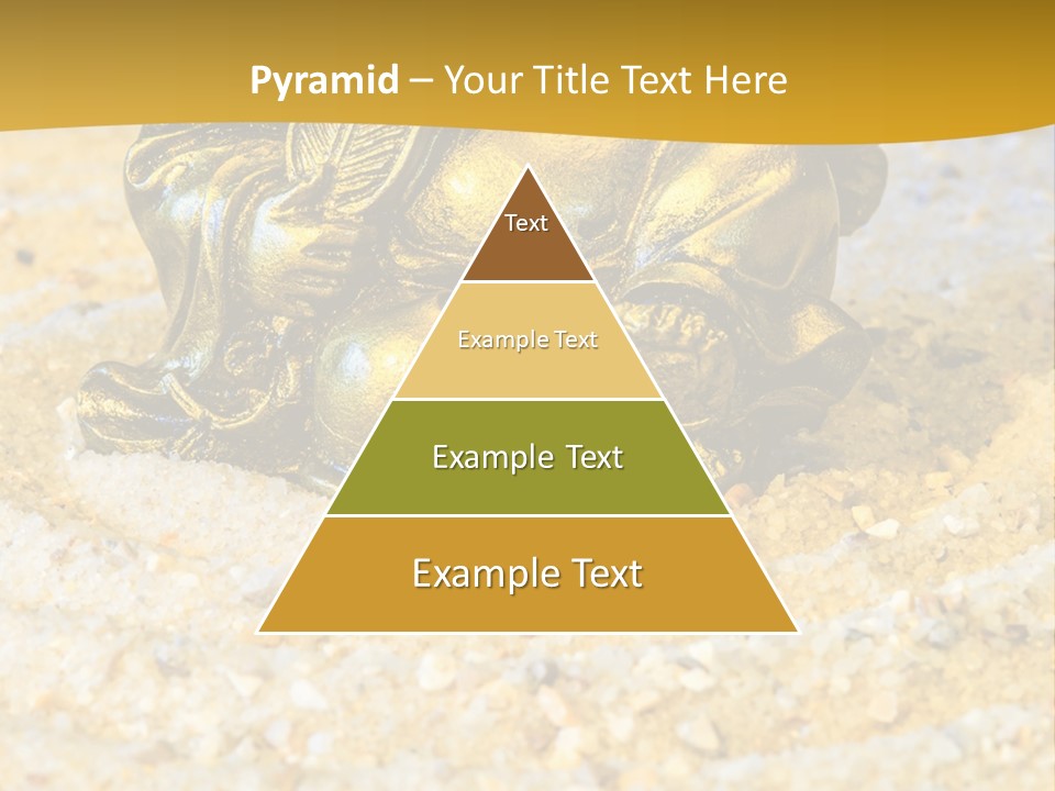 Caucasian Woman Sunset PowerPoint Template