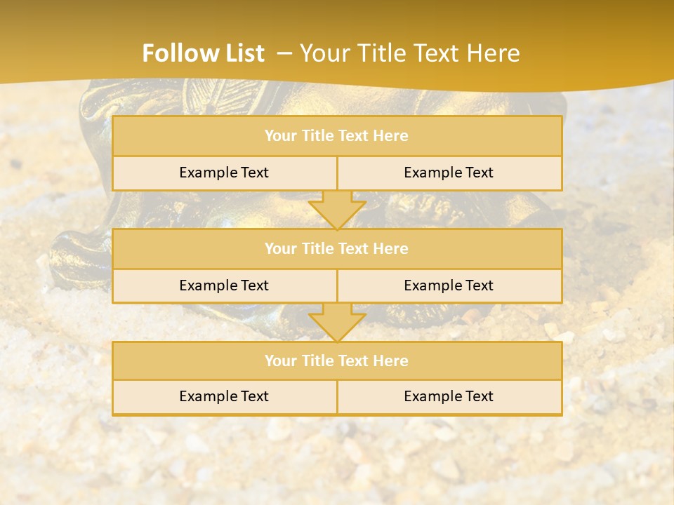 Caucasian Woman Sunset PowerPoint Template