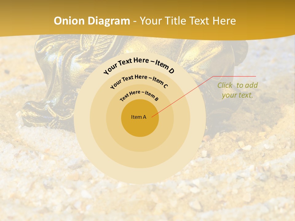 Caucasian Woman Sunset PowerPoint Template