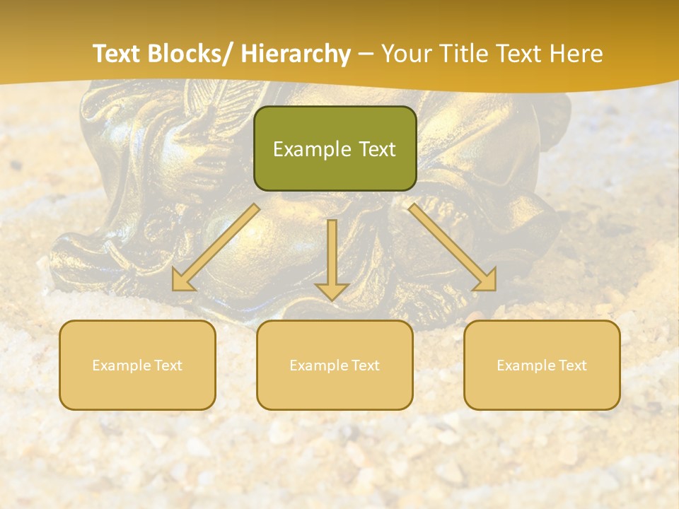 Caucasian Woman Sunset PowerPoint Template