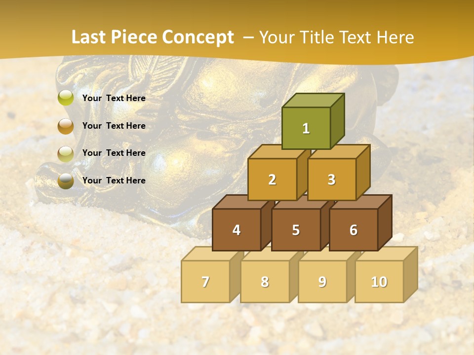 Caucasian Woman Sunset PowerPoint Template