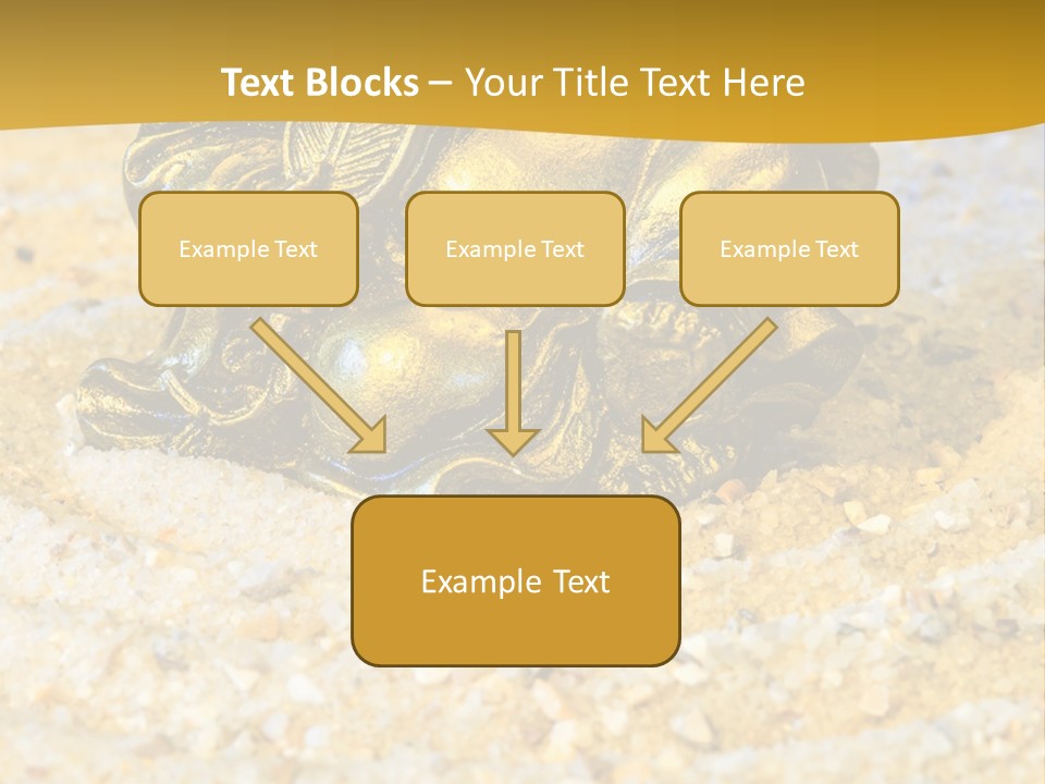 Caucasian Woman Sunset PowerPoint Template