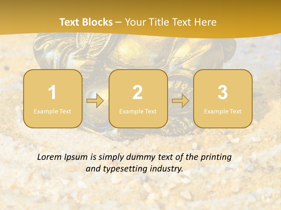 Caucasian Woman Sunset PowerPoint Template