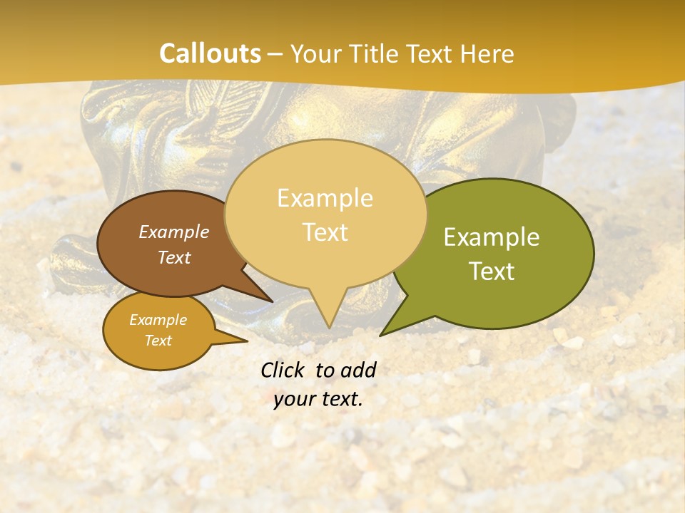 Caucasian Woman Sunset PowerPoint Template