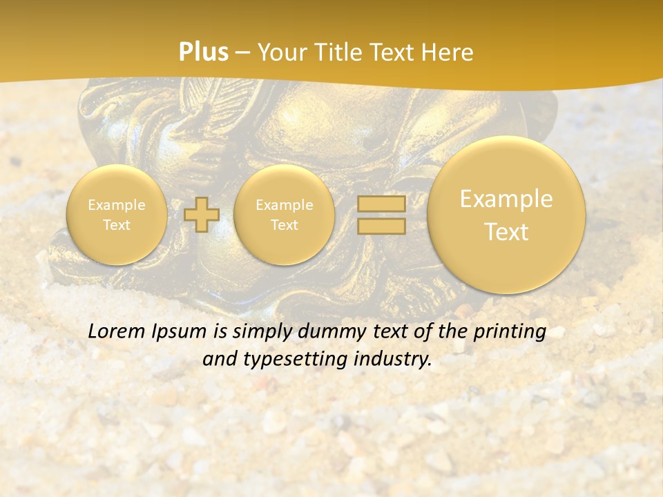 Caucasian Woman Sunset PowerPoint Template