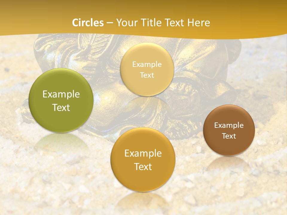 Caucasian Woman Sunset PowerPoint Template