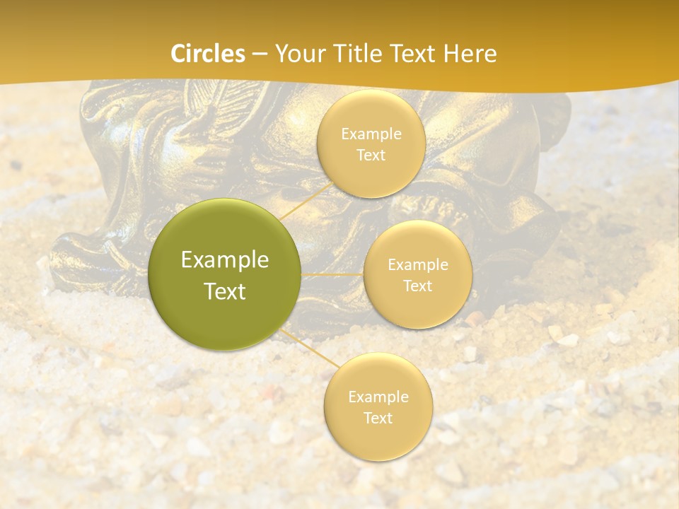 Caucasian Woman Sunset PowerPoint Template