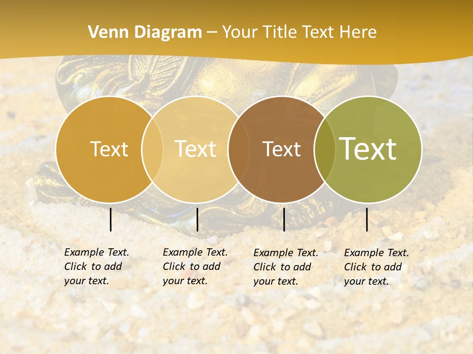 Caucasian Woman Sunset PowerPoint Template