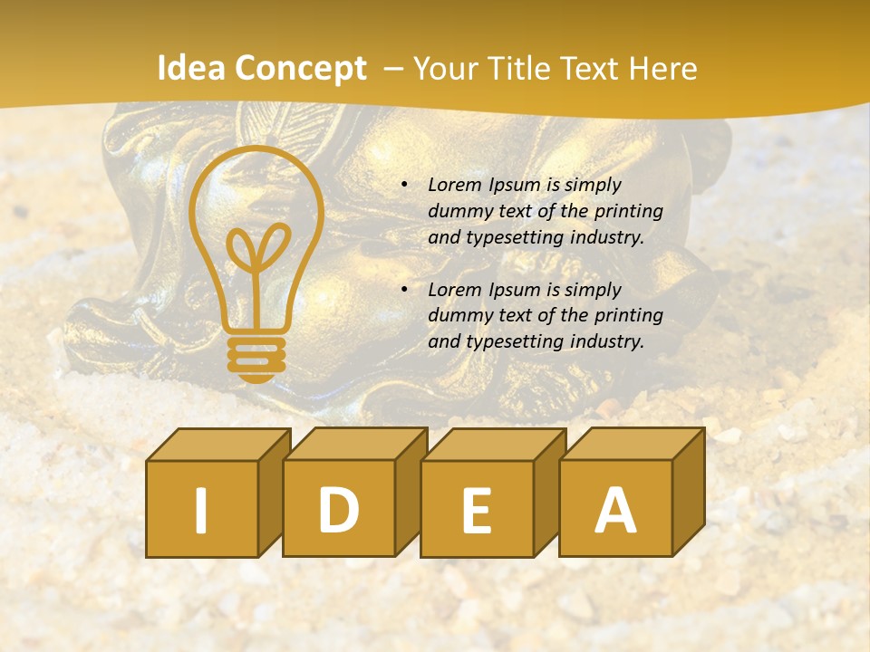 Caucasian Woman Sunset PowerPoint Template