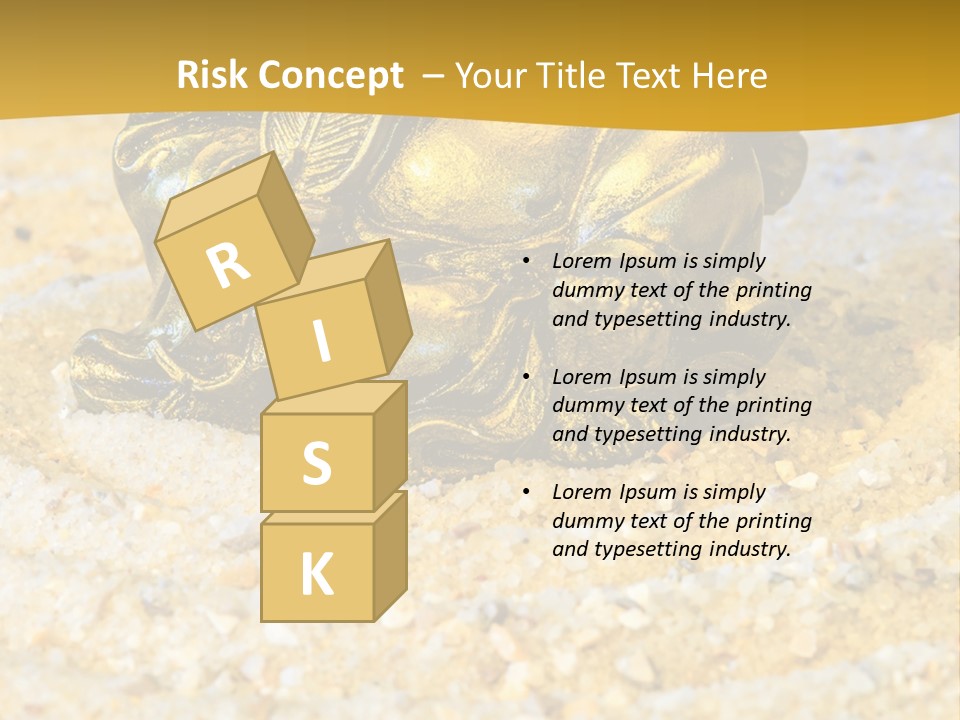 Caucasian Woman Sunset PowerPoint Template