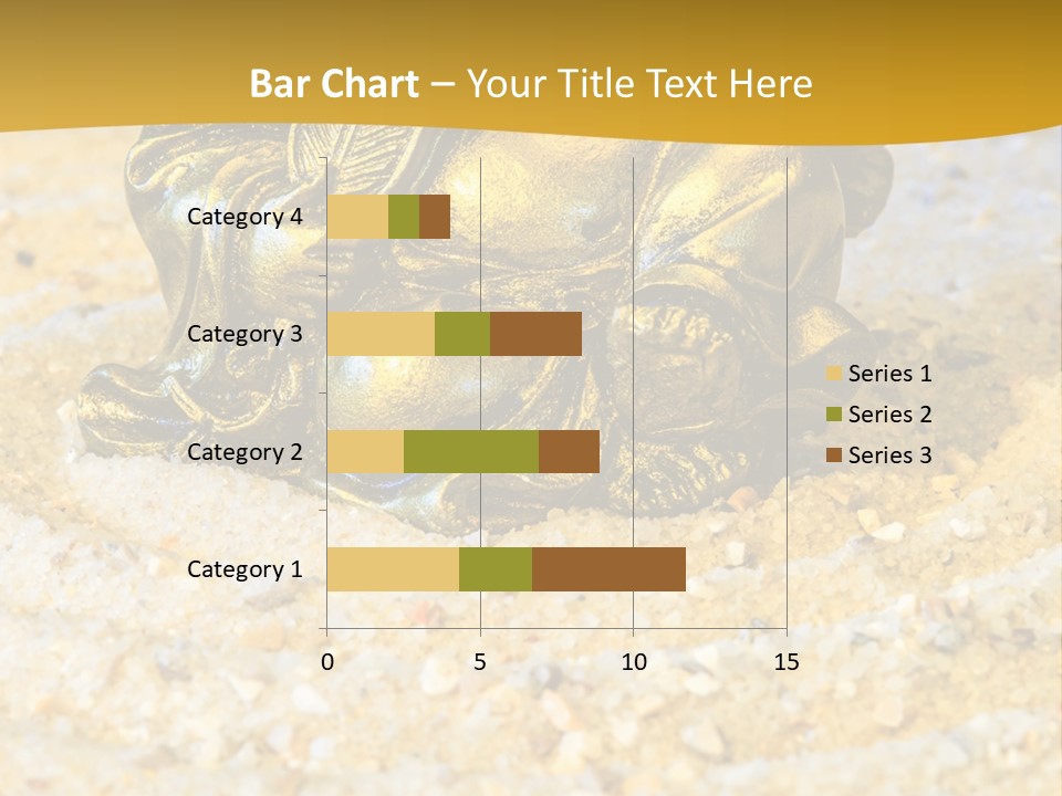 Caucasian Woman Sunset PowerPoint Template