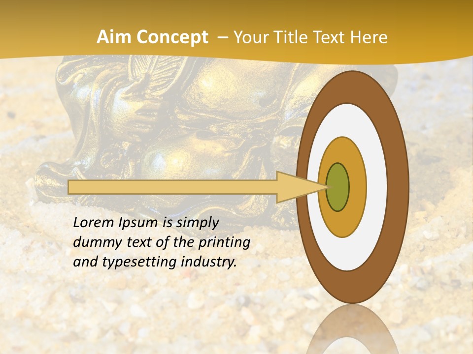 Caucasian Woman Sunset PowerPoint Template