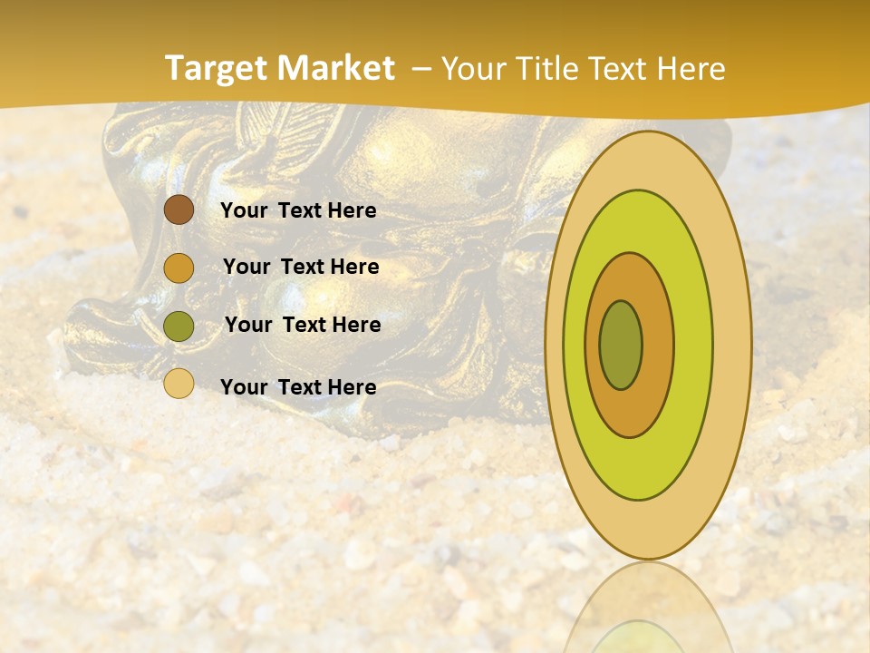 Caucasian Woman Sunset PowerPoint Template