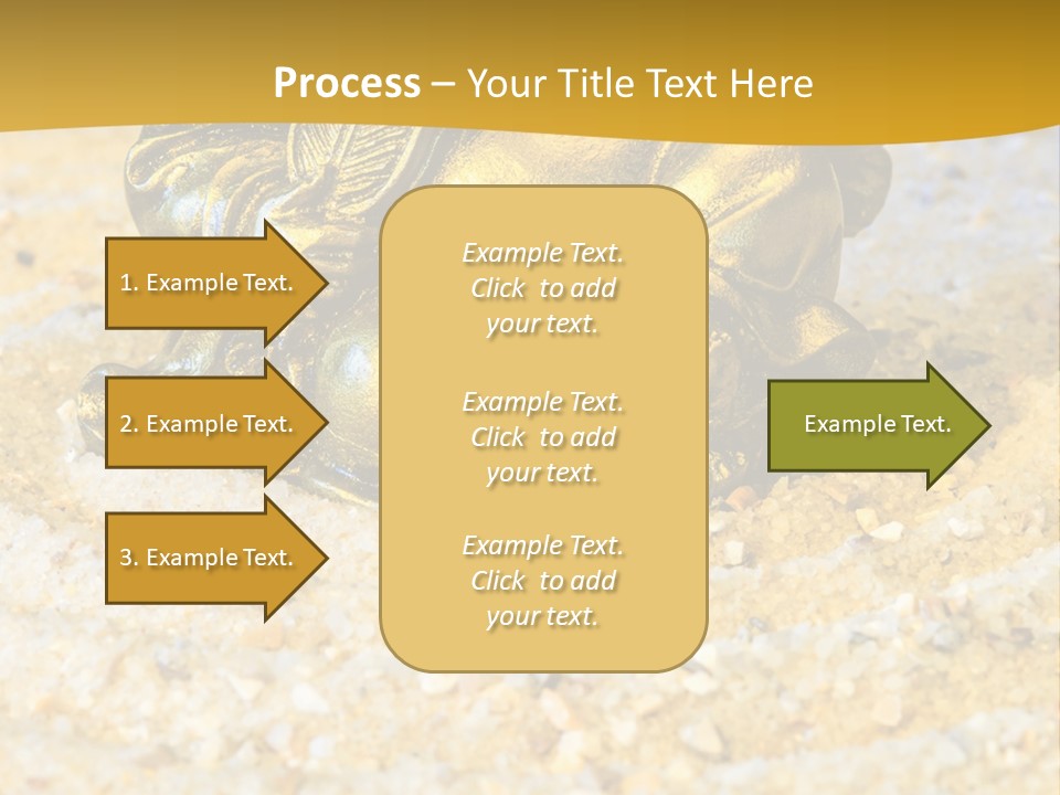 Caucasian Woman Sunset PowerPoint Template