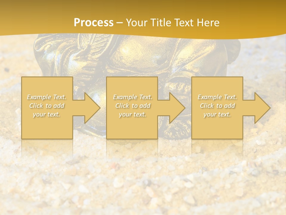 Caucasian Woman Sunset PowerPoint Template