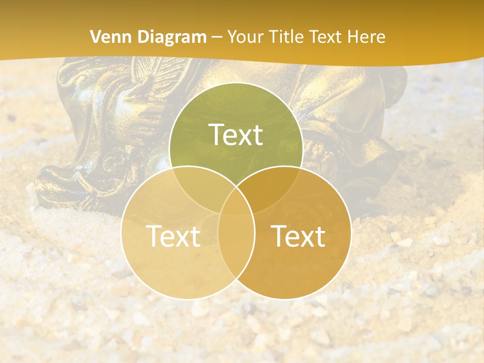 Caucasian Woman Sunset PowerPoint Template