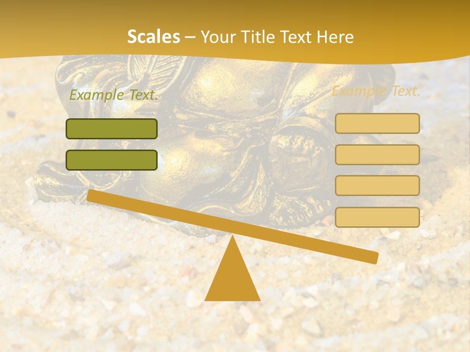 Caucasian Woman Sunset PowerPoint Template