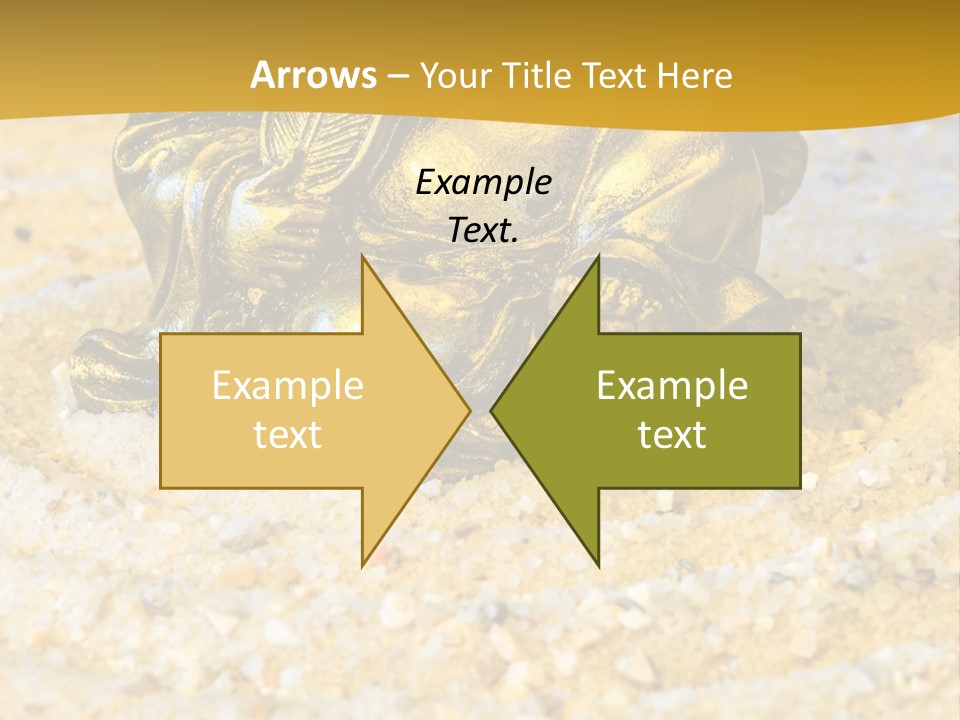 Caucasian Woman Sunset PowerPoint Template