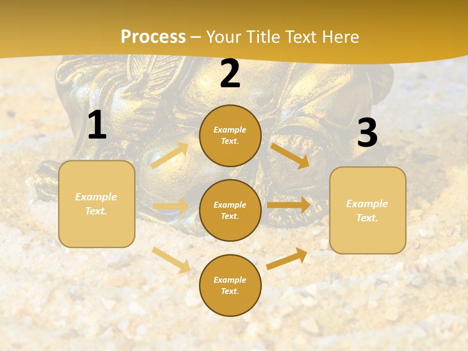 Caucasian Woman Sunset PowerPoint Template
