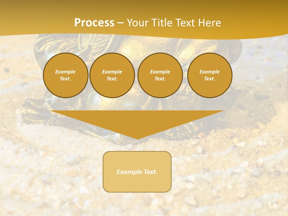 Caucasian Woman Sunset PowerPoint Template