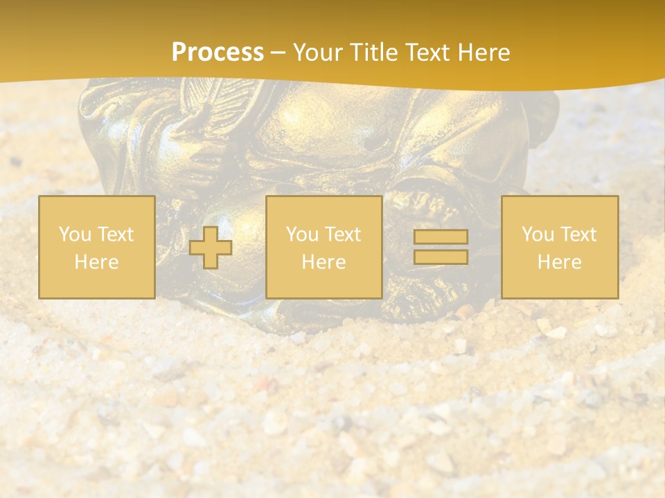Caucasian Woman Sunset PowerPoint Template