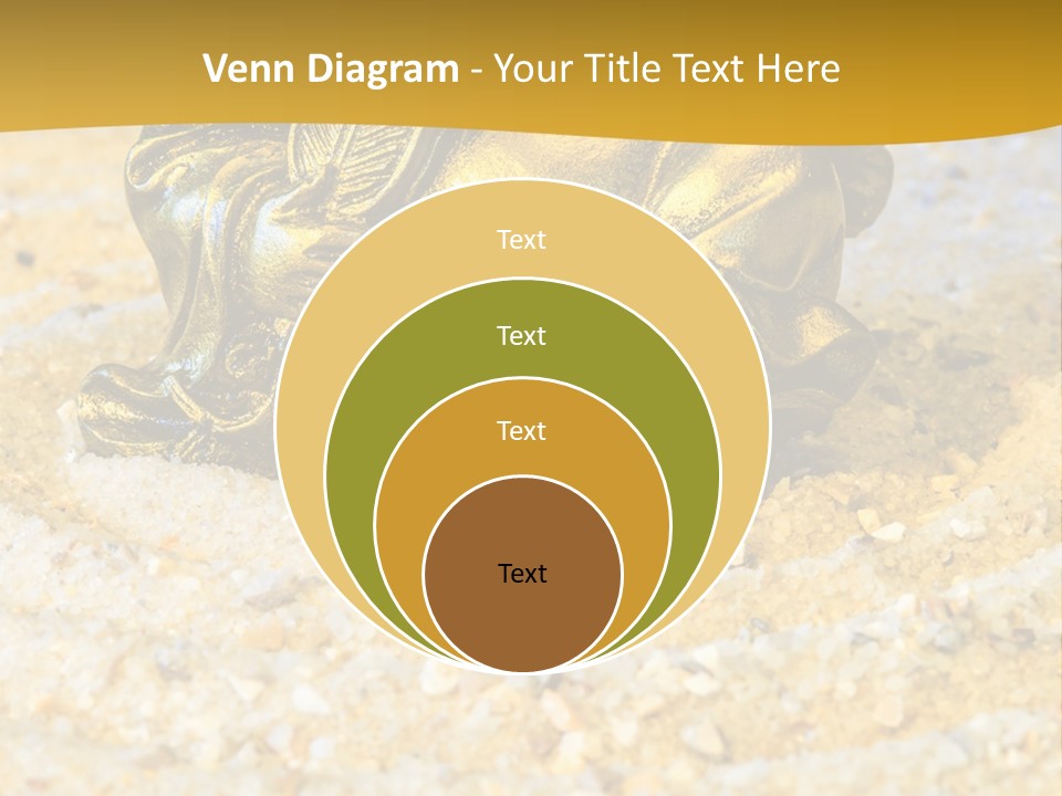 Caucasian Woman Sunset PowerPoint Template