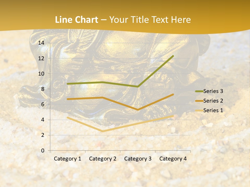 Caucasian Woman Sunset PowerPoint Template