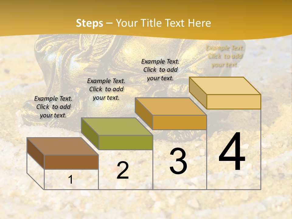 Caucasian Woman Sunset PowerPoint Template