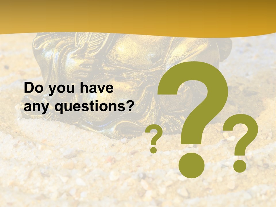 Caucasian Woman Sunset PowerPoint Template