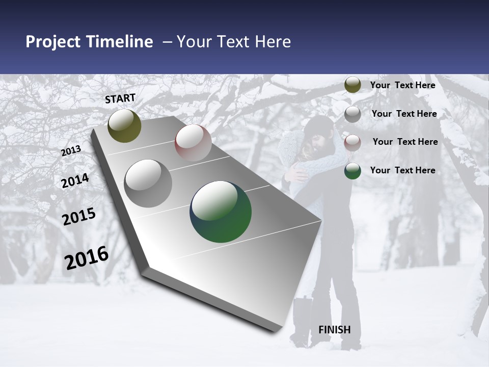 Beach Sunrise Life PowerPoint Template