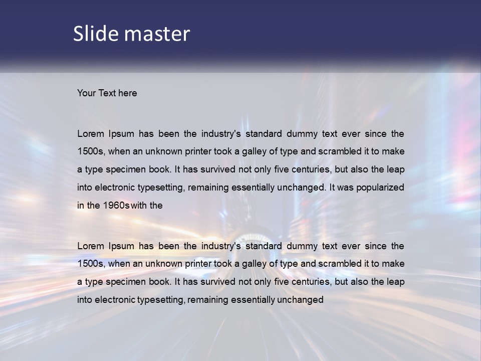 Life Lifestyle Sunrise PowerPoint Template