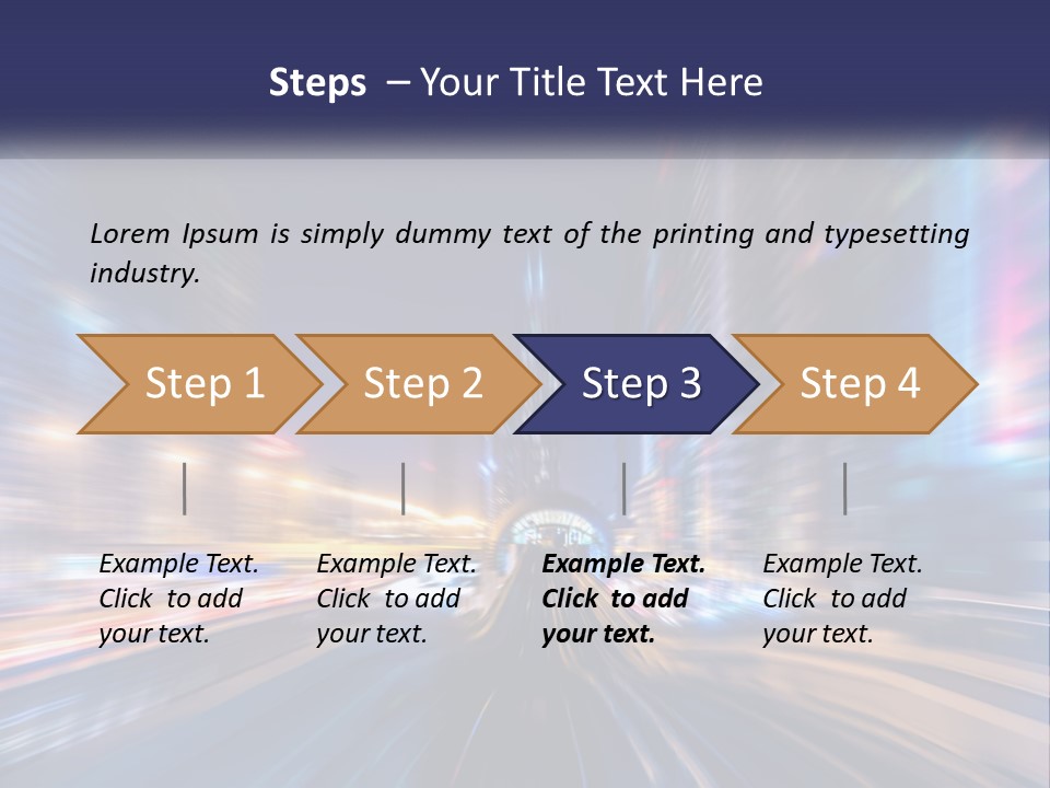 Life Lifestyle Sunrise PowerPoint Template