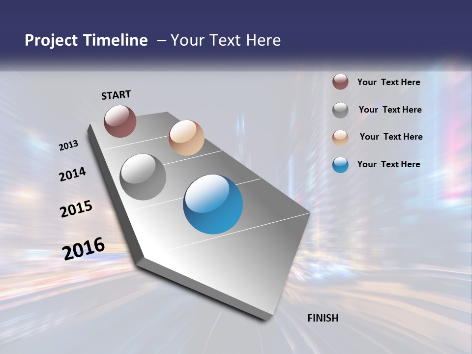 Life Lifestyle Sunrise PowerPoint Template