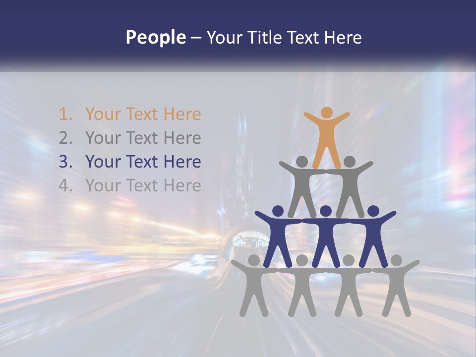 Life Lifestyle Sunrise PowerPoint Template