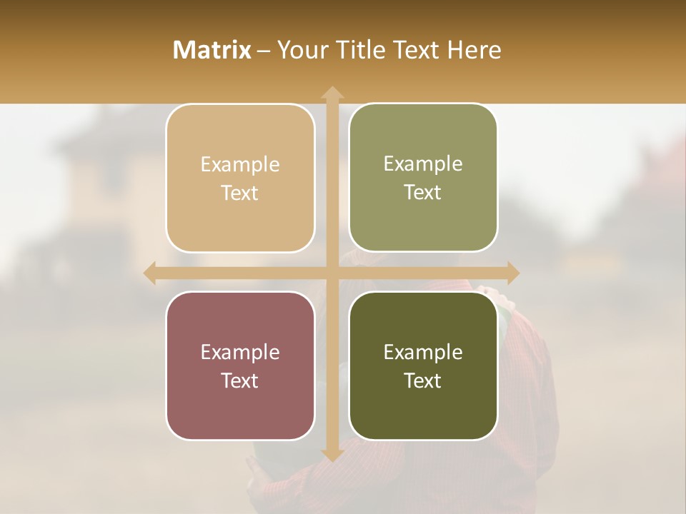 Sad Sunrise Parent PowerPoint Template