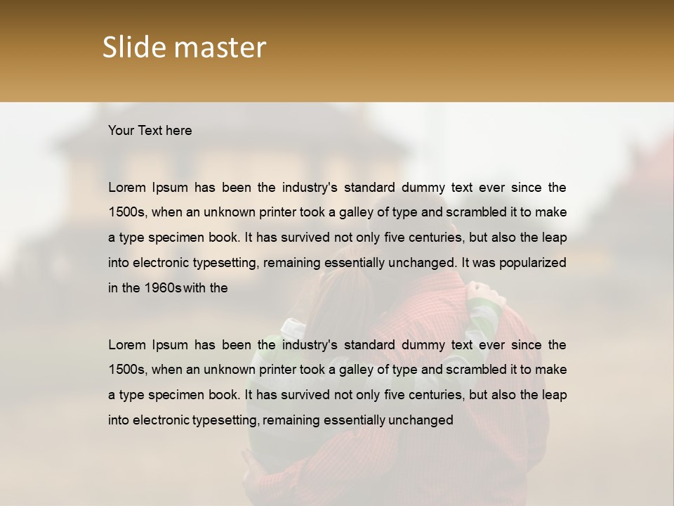 Sad Sunrise Parent PowerPoint Template