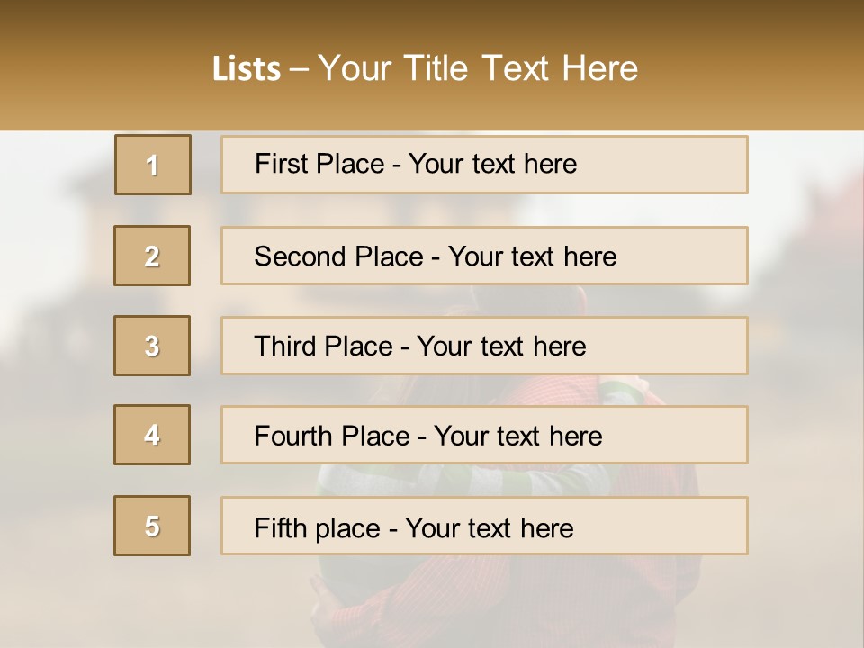 Sad Sunrise Parent PowerPoint Template