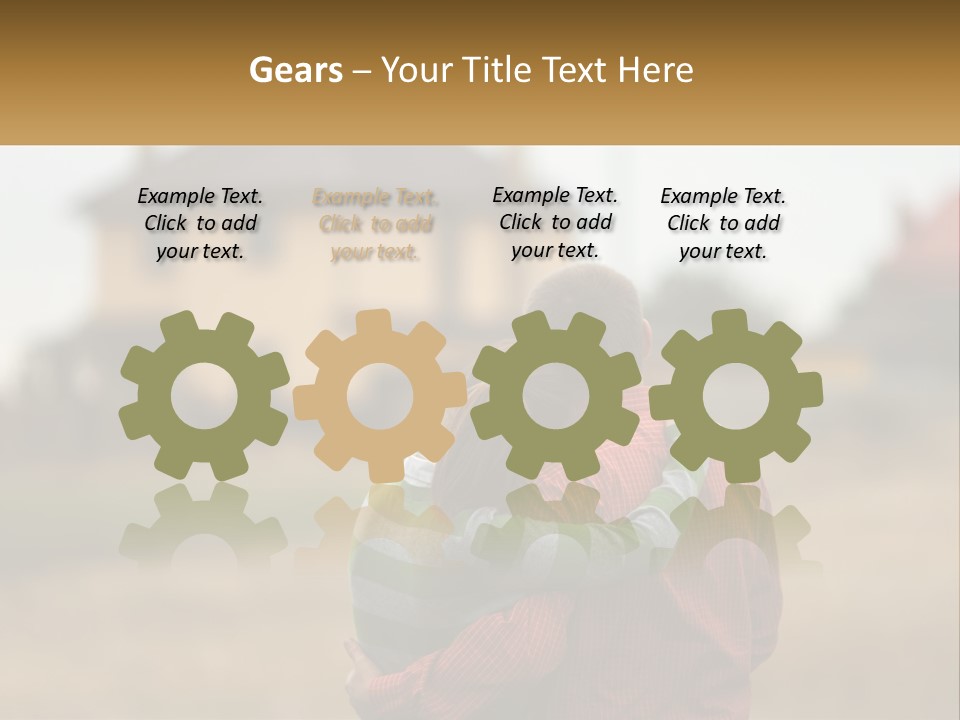 Sad Sunrise Parent PowerPoint Template