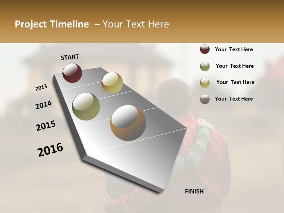 Sad Sunrise Parent PowerPoint Template