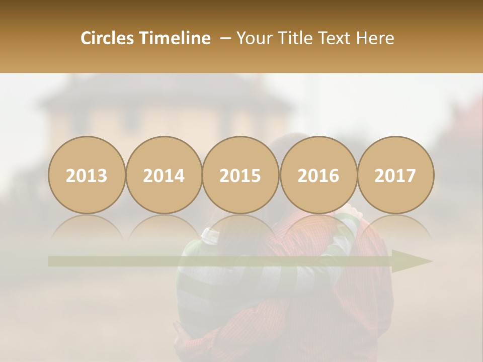 Sad Sunrise Parent PowerPoint Template