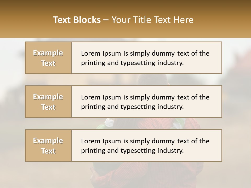 Sad Sunrise Parent PowerPoint Template