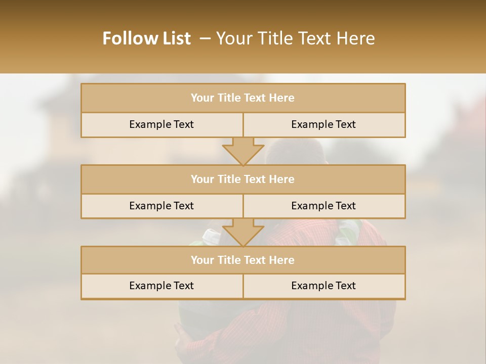 Sad Sunrise Parent PowerPoint Template